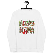 Load image into Gallery viewer, Merry MaMa Holiday organic raglan sweatshirt