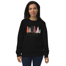 Load image into Gallery viewer, Merry Christmas organic Tree sweatshirt