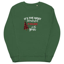 Load image into Gallery viewer, Most Wonderful Time Of The Year organic sweatshirt
