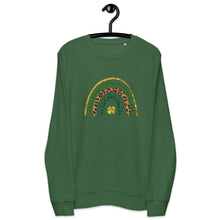 Load image into Gallery viewer, St Patrick’s Day Rainbow organic sweatshirt