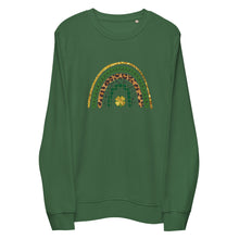 Load image into Gallery viewer, St Patrick’s Day Rainbow organic sweatshirt