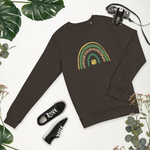 Load image into Gallery viewer, St Patrick’s Day Rainbow organic sweatshirt