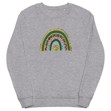 Load image into Gallery viewer, St Patrick’s Day Rainbow organic sweatshirt