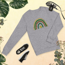 Load image into Gallery viewer, St Patrick’s Day Rainbow organic sweatshirt