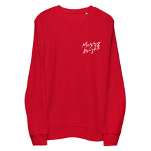 Load image into Gallery viewer, Merry + Bright organic sweatshirt