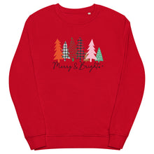 Load image into Gallery viewer, Merry Christmas organic Tree sweatshirt