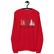 Load image into Gallery viewer, Merry Christmas organic Tree sweatshirt