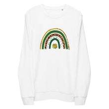 Load image into Gallery viewer, St Patrick’s Day Rainbow organic sweatshirt