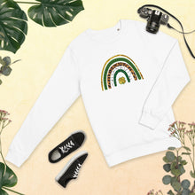 Load image into Gallery viewer, St Patrick’s Day Rainbow organic sweatshirt
