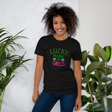 Load image into Gallery viewer, Lucky MaMa of Girls Short-Sleeve Unisex T-Shirt