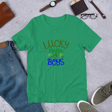Load image into Gallery viewer, Lucky MaMa of Boys Short-Sleeve Unisex T-Shirt