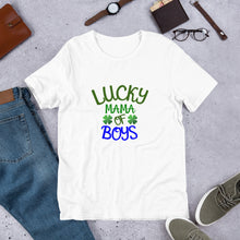 Load image into Gallery viewer, Lucky MaMa of Boys Short-Sleeve Unisex T-Shirt