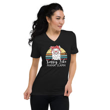 Load image into Gallery viewer, Sassy MaMa Short Sleeve V-Neck T-Shirt