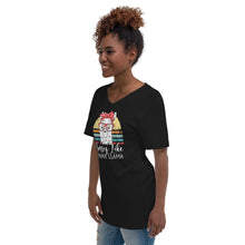 Load image into Gallery viewer, Sassy MaMa Short Sleeve V-Neck T-Shirt