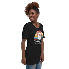 Load image into Gallery viewer, Sassy MaMa Short Sleeve V-Neck T-Shirt