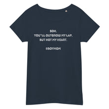 Load image into Gallery viewer, Boy Mom Women’s basic organic t-shirt
