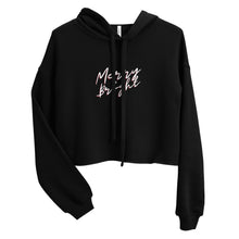 Load image into Gallery viewer, Merry + Bright Holiday Crop Hoodie