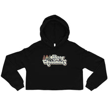 Load image into Gallery viewer, Merry Christmas Crop Hoodie