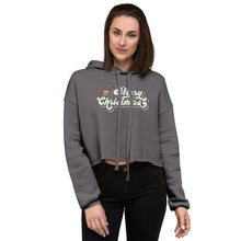 Load image into Gallery viewer, Merry Christmas Crop Hoodie