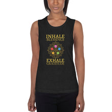 Load image into Gallery viewer, INHALE BLESSINGS EXHALE GRATITUDE TANK