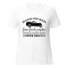 Load image into Gallery viewer, Farm Fresh Pumpkins Women’s relaxed tri-blend t-shirt