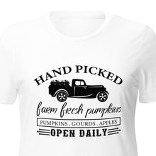 Load image into Gallery viewer, Farm Fresh Pumpkins Women’s relaxed tri-blend t-shirt