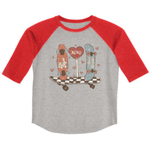 Load image into Gallery viewer, Skate Love Youth baseball shirt
