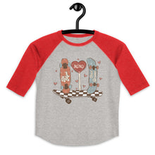 Load image into Gallery viewer, Skate Love Youth baseball shirt