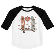 Load image into Gallery viewer, Skate Love Youth baseball shirt