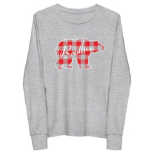 Load image into Gallery viewer, Brother Bear Youth long sleeve Holiday Matching tee