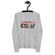 Load image into Gallery viewer, Christmas Crew Youth long sleeve tee