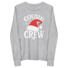 Load image into Gallery viewer, Cousin Crew Holiday Youth long sleeve tee