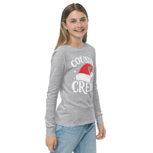 Load image into Gallery viewer, Cousin Crew Holiday Youth long sleeve tee