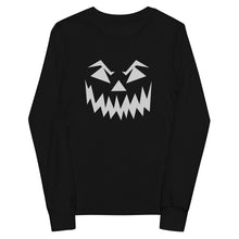 Load image into Gallery viewer, Pumpkin Face Youth long sleeve tee