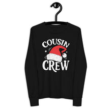 Load image into Gallery viewer, Cousin Crew Holiday Youth long sleeve tee
