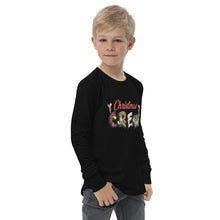 Load image into Gallery viewer, Christmas Crew Youth long sleeve tee