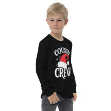 Load image into Gallery viewer, Cousin Crew Holiday Youth long sleeve tee