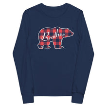 Load image into Gallery viewer, Brother Bear Youth long sleeve Holiday Matching tee