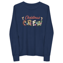 Load image into Gallery viewer, Christmas Crew Youth long sleeve tee
