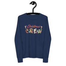 Load image into Gallery viewer, Christmas Crew Youth long sleeve tee