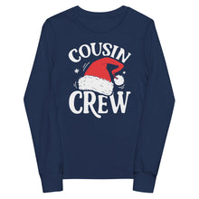 Load image into Gallery viewer, Cousin Crew Holiday Youth long sleeve tee