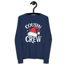 Load image into Gallery viewer, Cousin Crew Holiday Youth long sleeve tee