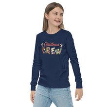 Load image into Gallery viewer, Christmas Crew Youth long sleeve tee