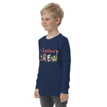 Load image into Gallery viewer, Christmas Crew Youth long sleeve tee