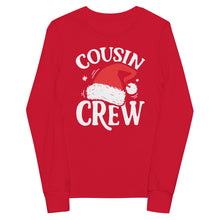 Load image into Gallery viewer, Cousin Crew Holiday Youth long sleeve tee