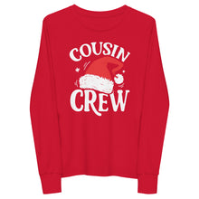Load image into Gallery viewer, Cousin Crew Holiday Youth long sleeve tee