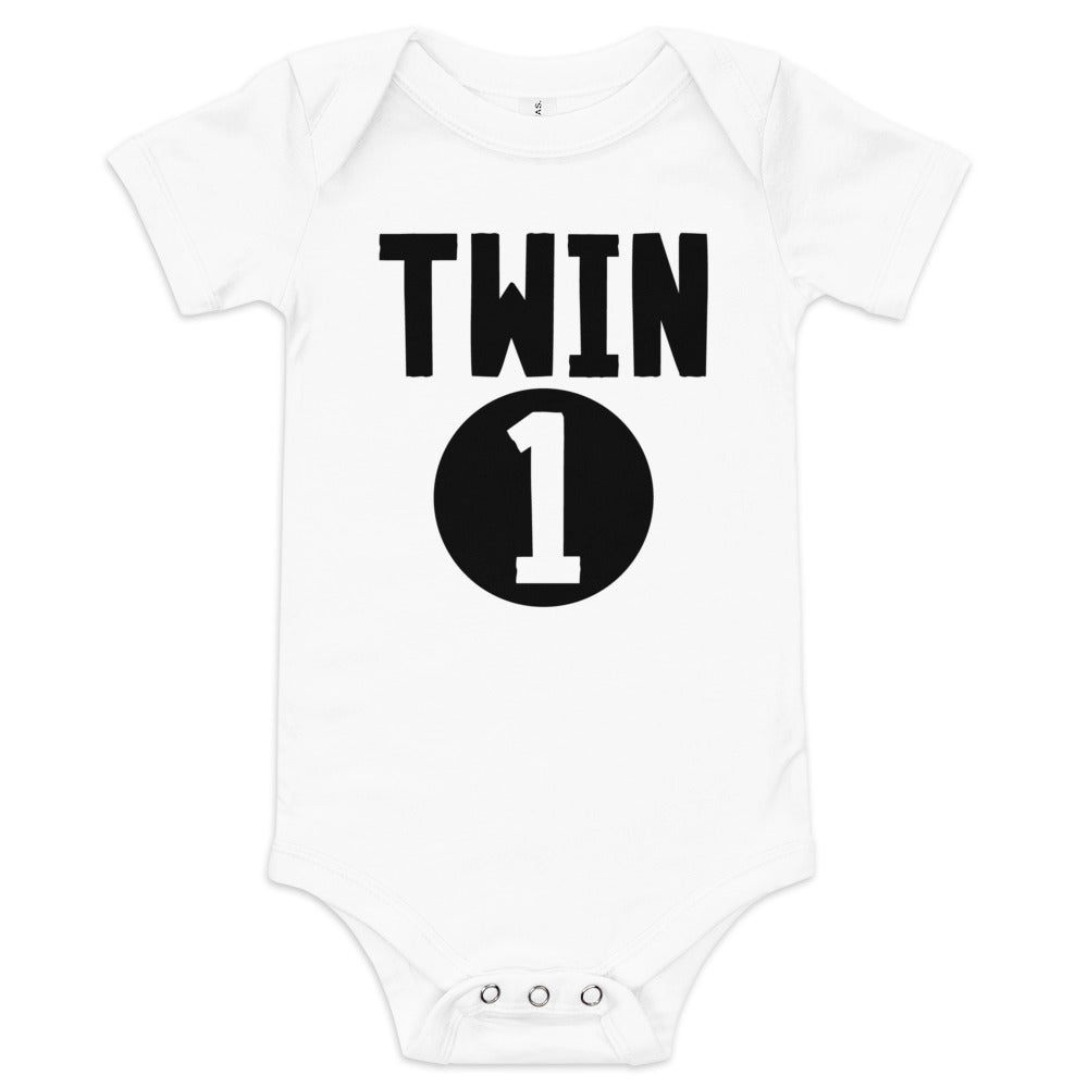 Twin 1 Baby short sleeve one piece