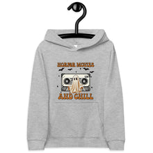 Load image into Gallery viewer, Horror Movies &amp; Chill Kids fleece hoodie
