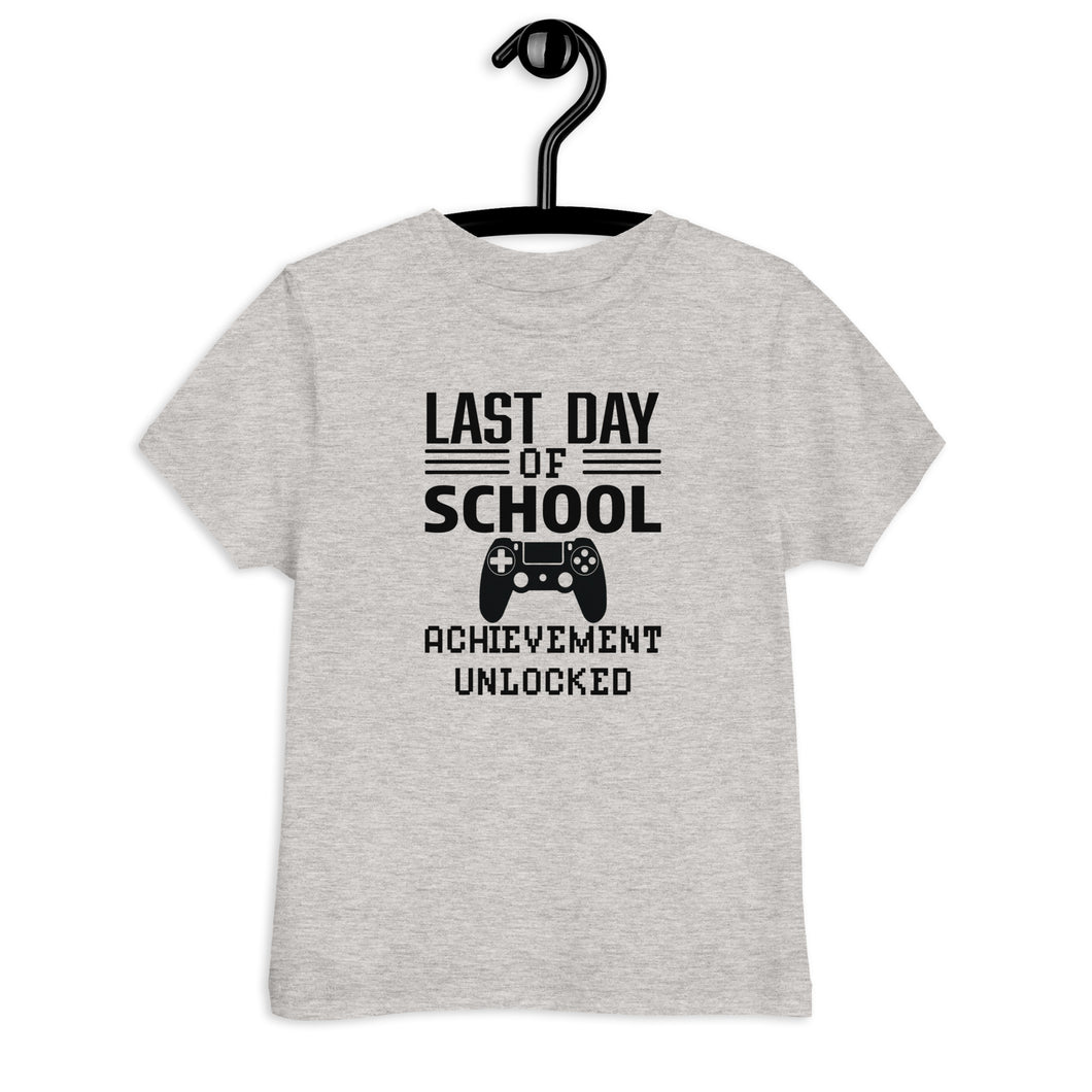 Last Day of School Toddler jersey t-shirt