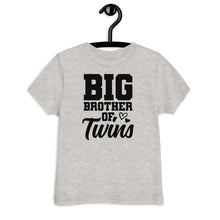 Load image into Gallery viewer, Big Brother of Twins Toddler jersey t-shirt
